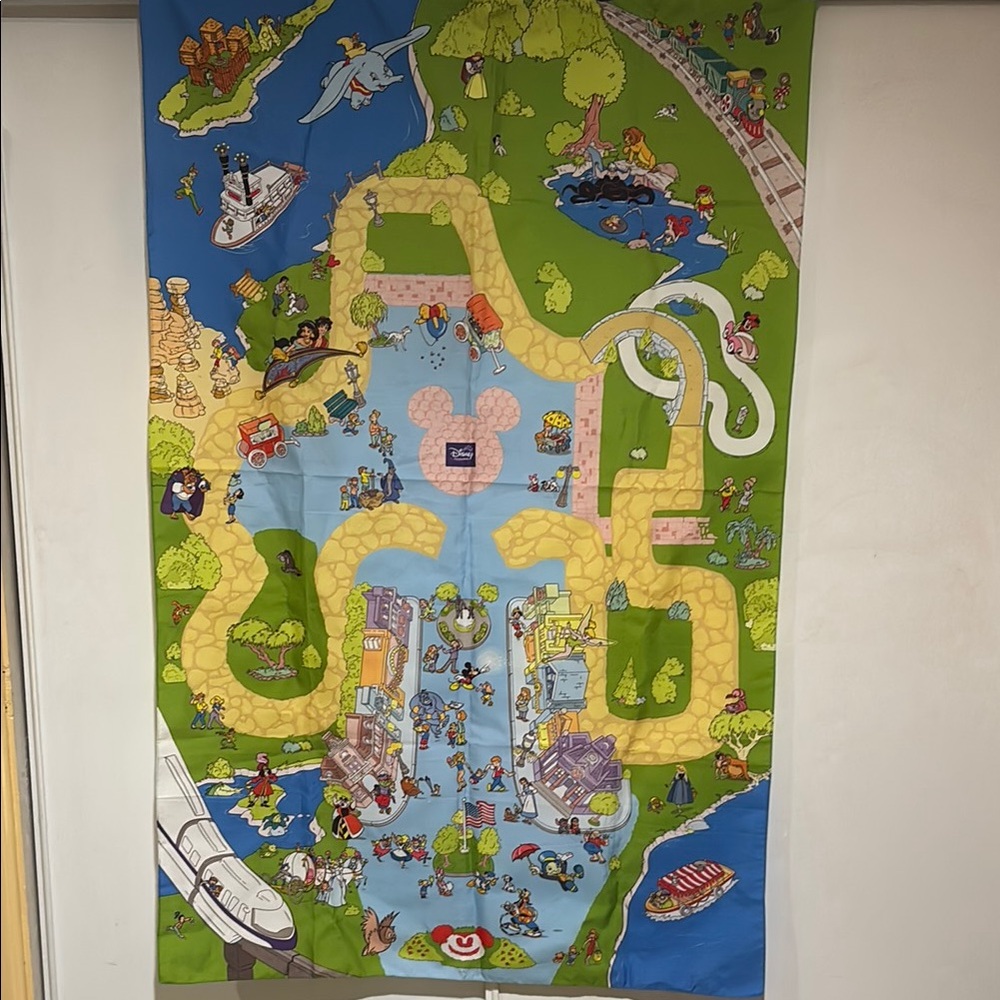Vintage Disney Theme Parks Play Mat by Hasbro